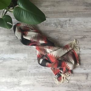 Navajo Inspired Blanket Scarf